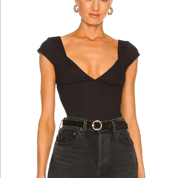 Free People Tops - Revolve Black Corset Cami Top